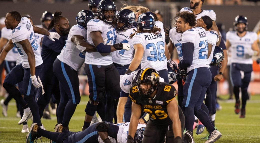 That time the Hamilton Tiger-Cats started a playoff game vs. the Argonauts  already 2 touchdowns behind