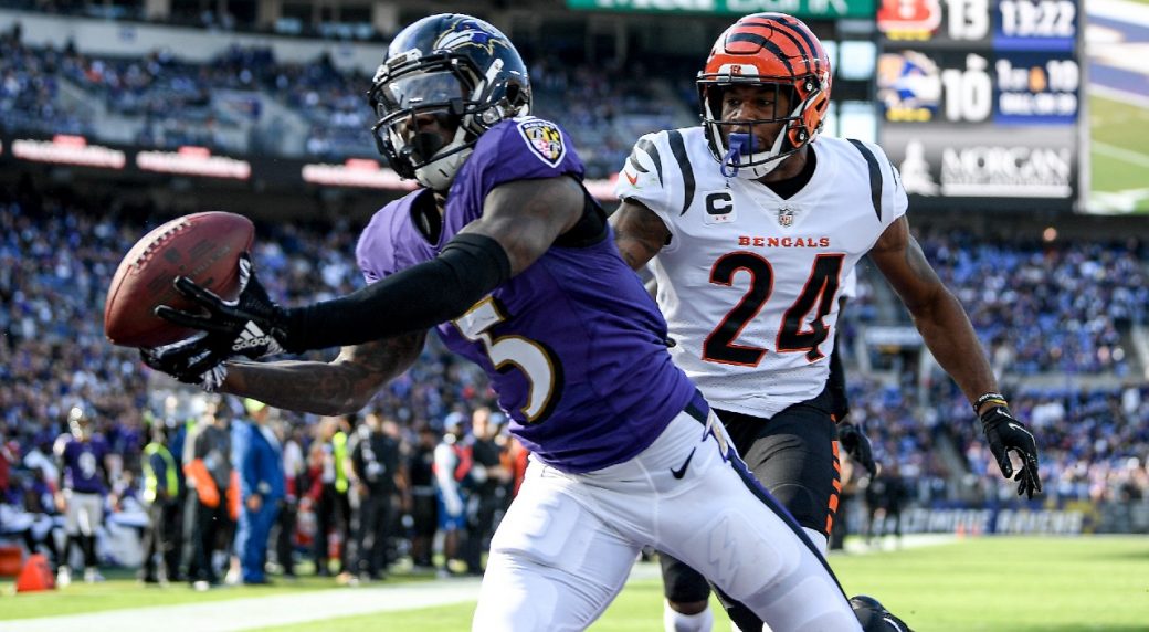 Marquise Brown out for Ravens against Bears, Lamar Jackson