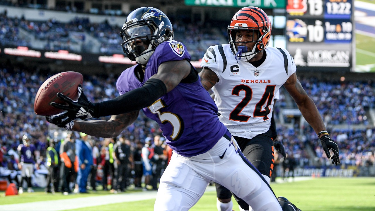 Lamar Jackson sees 'huge jump' for Ravens WR Marquise Brown