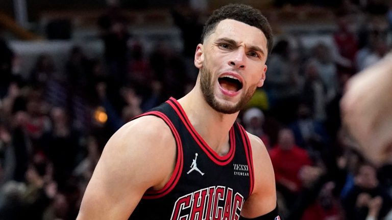 Chicago Bulls guard Zach LaVine. (Nam Y. Huh/AP)