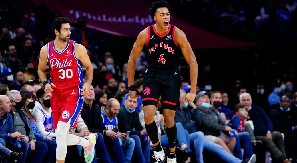 Raptors' Scottie Barnes named to NBA's all-rookie 1st team