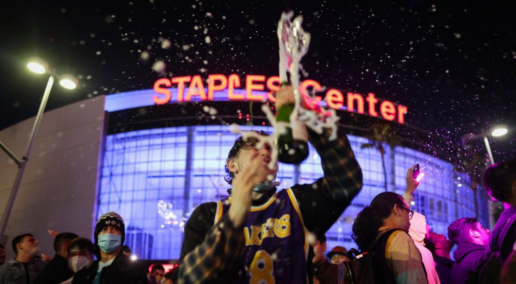 Staples Center, the home of the Lakers, is being renamed Crypto