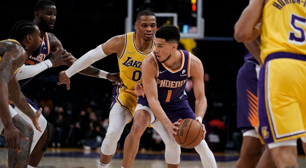Booker, Ayton push Suns past Lakers