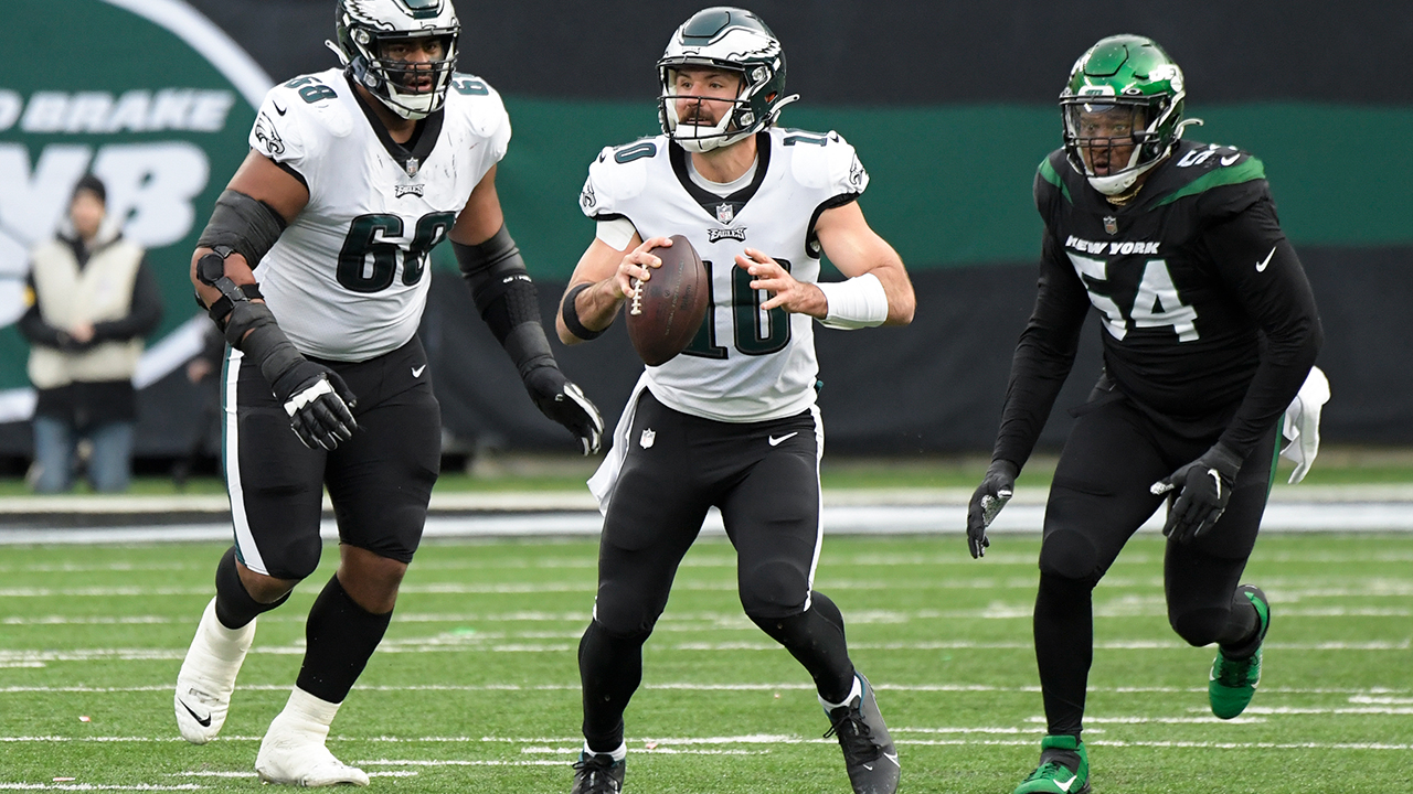 Minshew steps in, Eagles score on 1st 7 drives to beat Jets