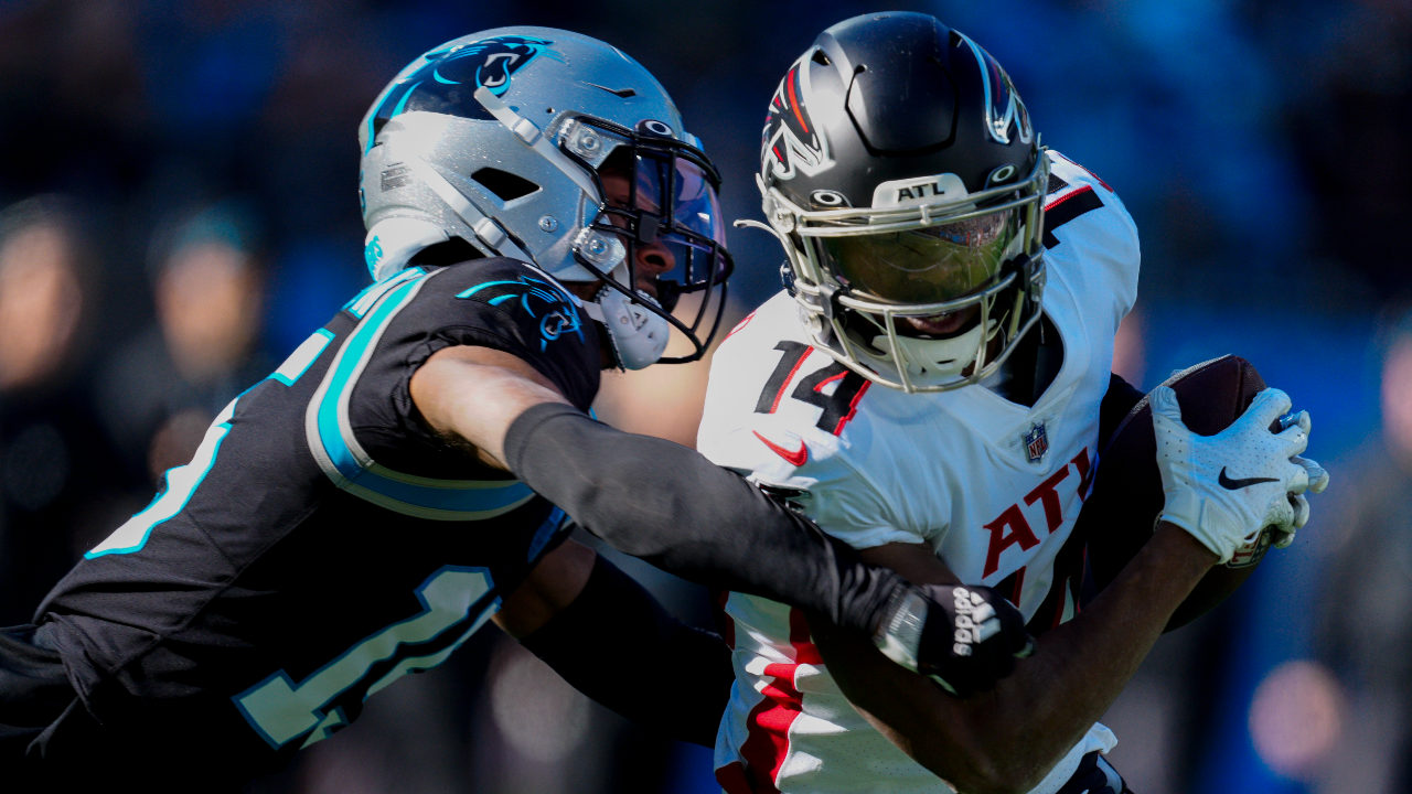 Emmanuel Ellerbee of the Atlanta Falcons looks on after the game