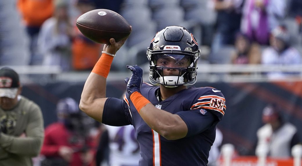 Justin Fields prepares for his first Bears-Packers game on Sunday