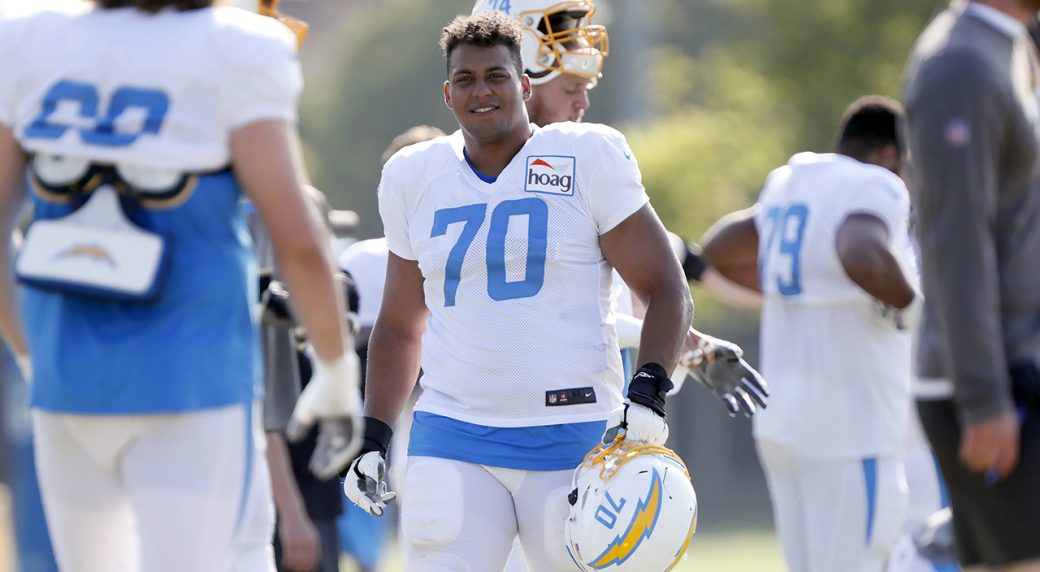 Chargers offensive tackle Rashawn Slater placed on COVID list