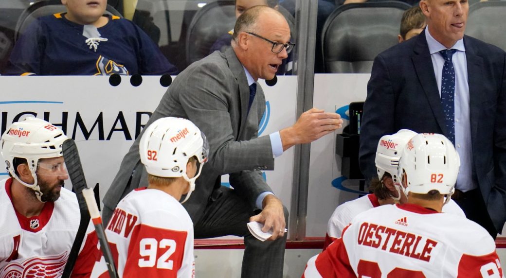 Red Wings decide not to bring back head coach Blashill next season