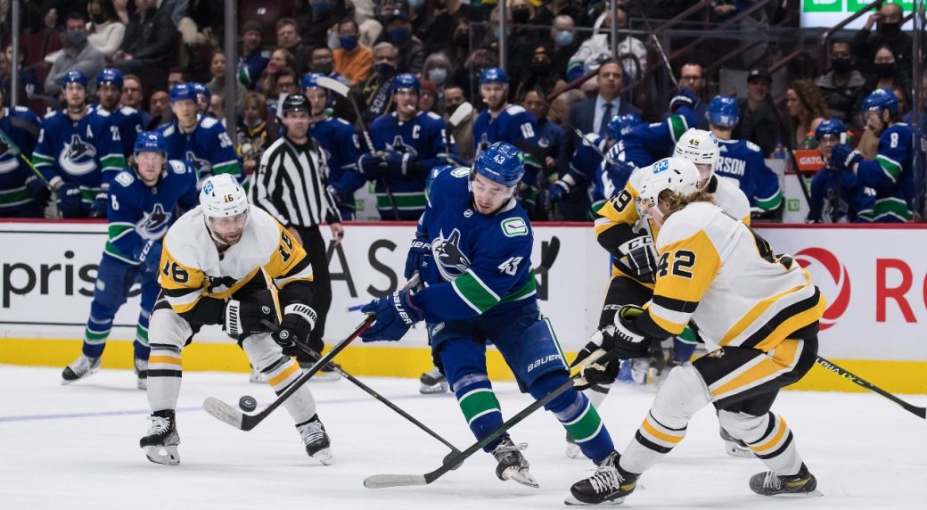 Fan Throws Jersey On Ice As Listless Canucks Lose To Penguins