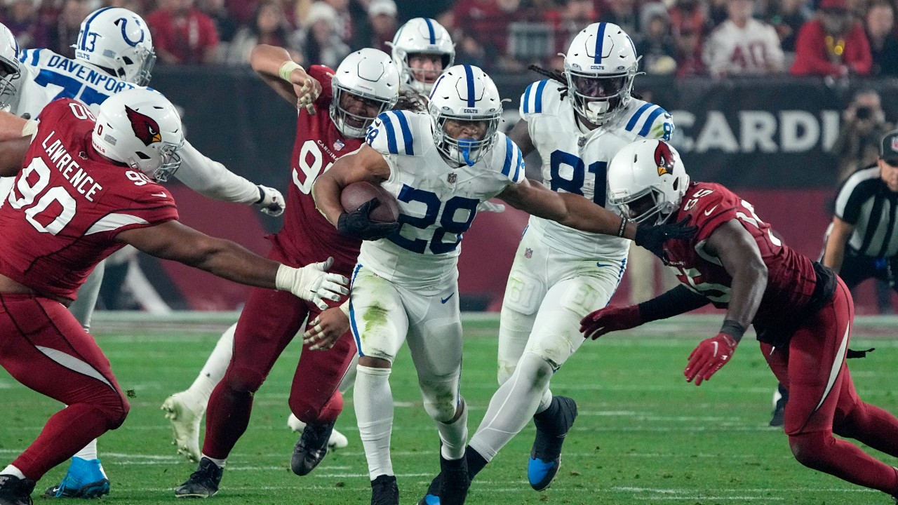 Indianapolis Colts running back Jonathan Taylor explains what 'Thursday  Night Football' win means for Colts