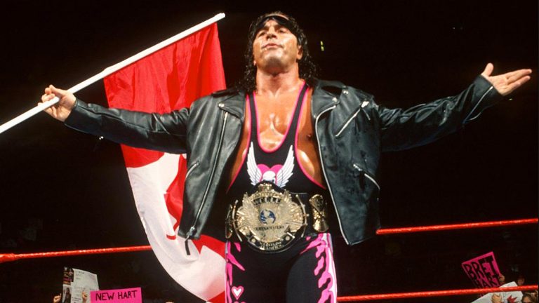 Bret 'The Hitman' Hart was a five-time WWF World Heavyweight Champion and five-time WWE United States Heavyweight Champion. (Photo courtesy of WWE)