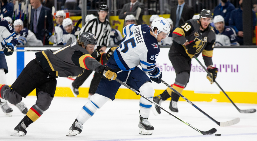 Jets return from two-week layoff, defeat Vegas in overtime