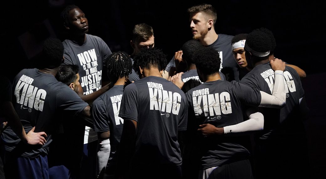 The NBA pays tribute on Martin Luther King Jr. Day 