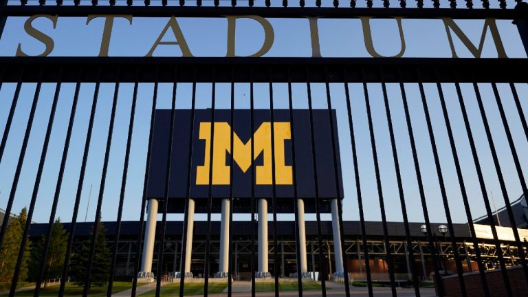 University of Michigan football stadium in Ann Arbor, Mich. (Paul Sancya/AP) 