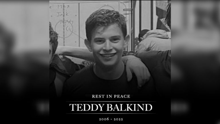 Teams and players paid tribute on social media to Connecticut teenager Teddy Balkind, who died after a collision during a high school game on Thursday. (Twitter)