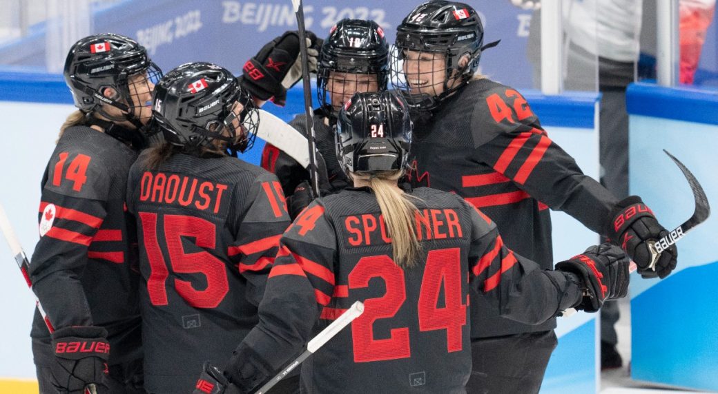 Canada crushes Switzerland in Olympic women's hockey opener