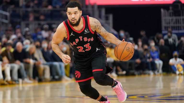 Toronto Raptors guard Fred VanVleet (23). (Jeff Chiu/AP)