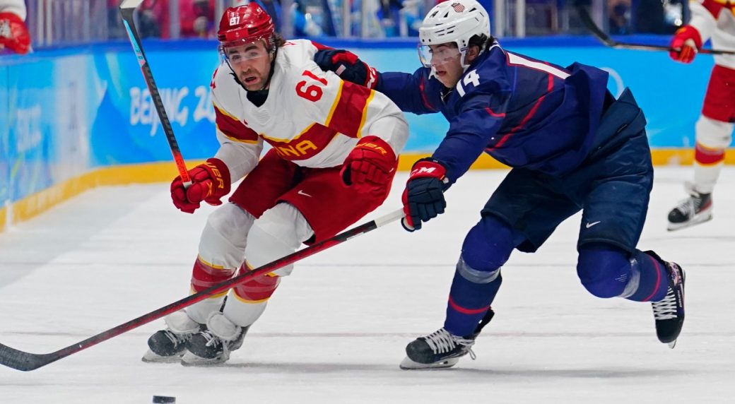 2022 Winter Olympics: Sean Farrell leads USA men's hockey to