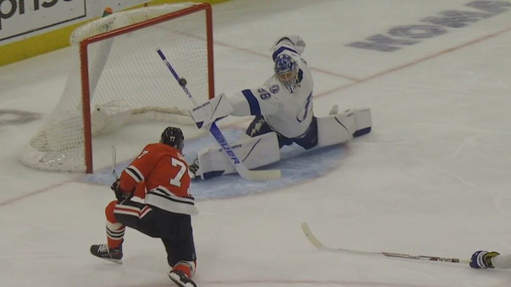 Andrei Vasilevskiy Behind The Back Save W WHT