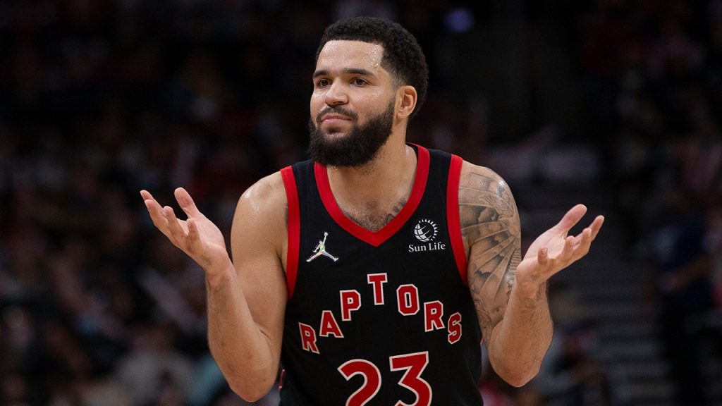 Look: Fred VanVleet Just Ripped His Jersey In Half - The Spun