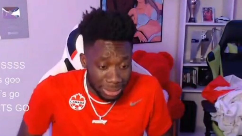 Alphonso Davies breaks down in tears as Canada qualifies for World