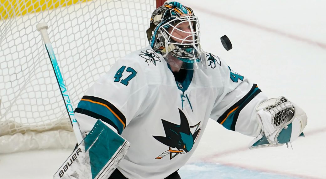 19 San Jose Sharks players wear Pride warmup jersey, 1 does not