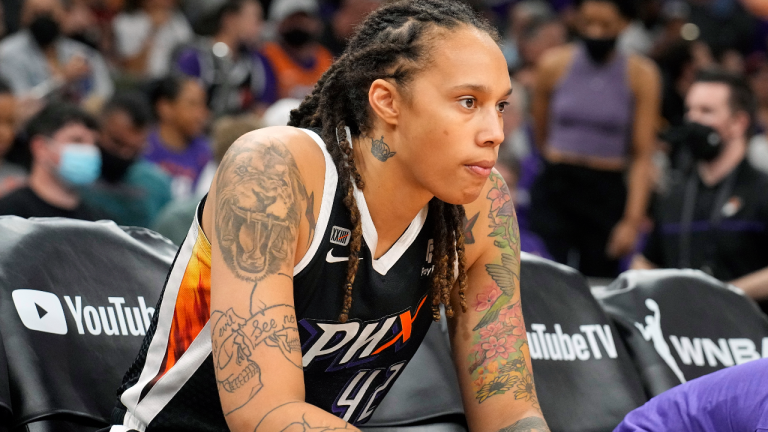 Phoenix Mercury centre Brittney Griner. (AP/file)