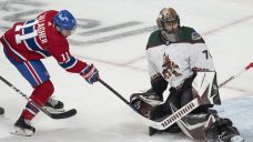 Caufield scores twice, but Canadiens fall to red-hot Coyotes