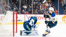 O&#8217;Reilly, Blues hand Canucks loss to sweep season series