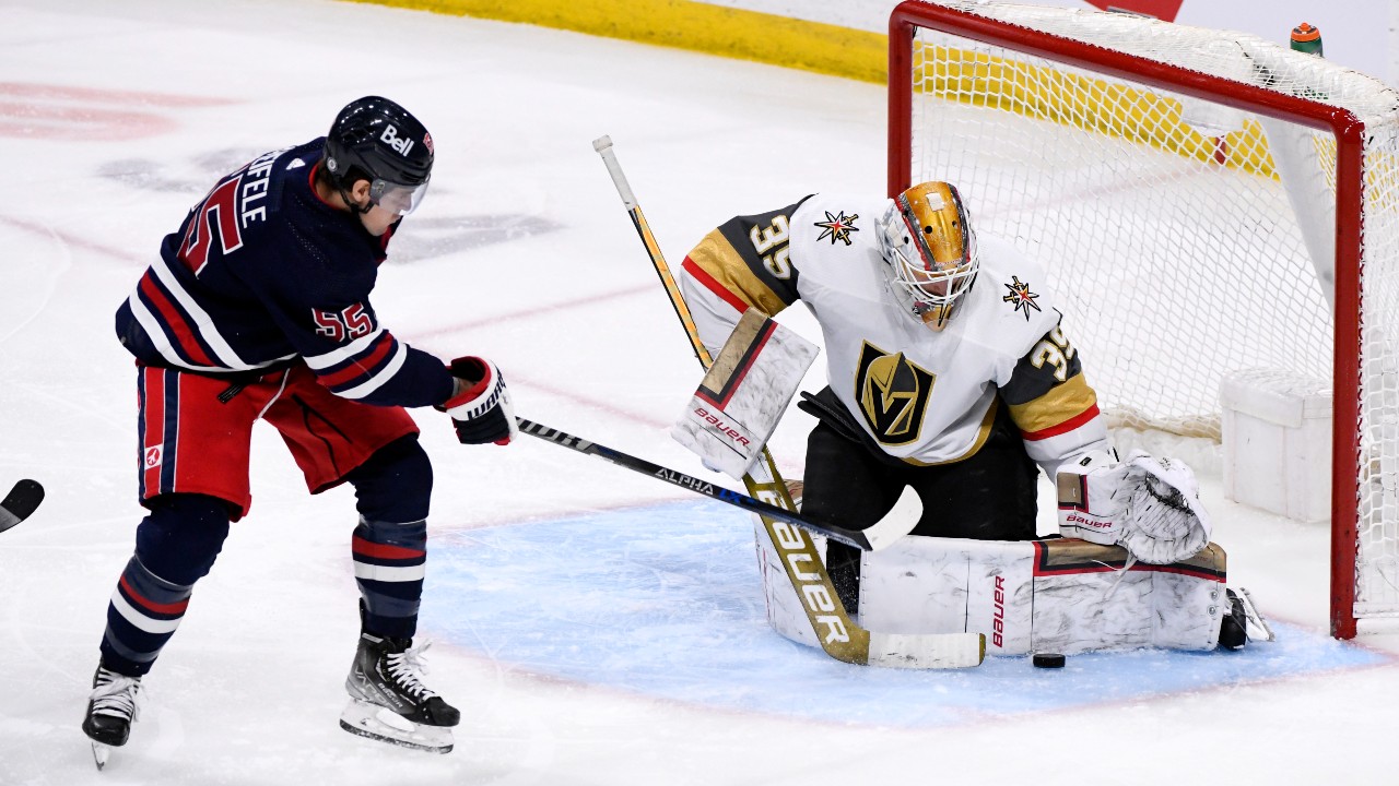 Adam Lowry, Blake Wheeler lead Jets to Game 1 win over Golden Knights