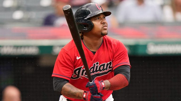 Cleveland Guardians star Jose Ramirez. (Tony Dejak/AP)