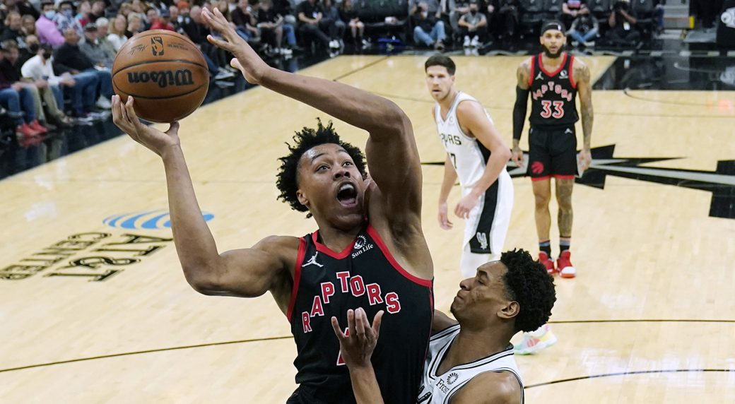 Scottie Barnes Precious Achiuwa Rising Stars Challenge NBA All-Star Weekend  Toronto Raptors 