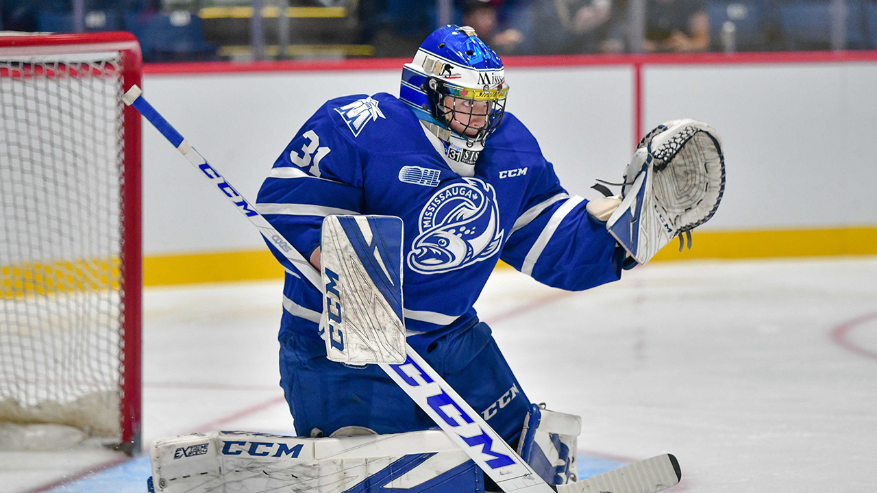 Dominant goalie' drafted by hometown Mississauga Steelheads