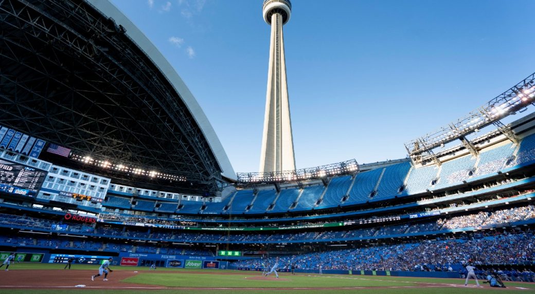 Preparations underway at Rogers Centre for Toronto Blue Jays