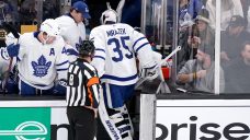 Maple Leafs&#8217; Mrazek, Holl, Lyubushkin leave game vs. Bruins with injuries