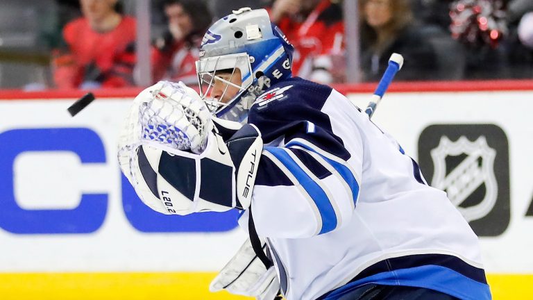 Goaltender Eric Comrie has played in Winnipeg before. Would he do it again? (Eduardo Munoz Alvarez/AP)