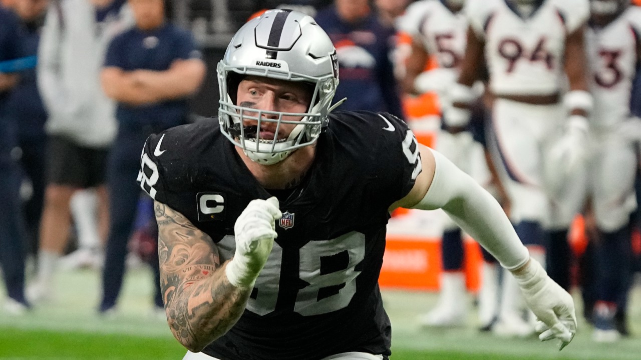 Raiders Maxx Crosby snubbed by Madden23 top ten edge rushers
