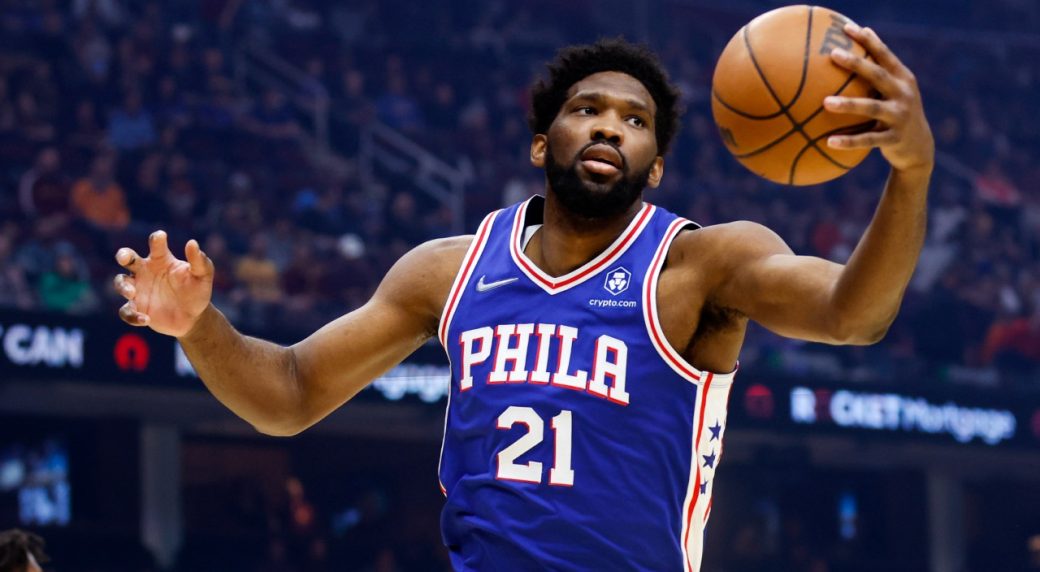 76ers C Joel Embiid (knee) out vs. Jazz
