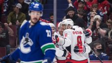 Kuznetsov has hat trick, Eller scores OT winner as Capitals clip Canucks