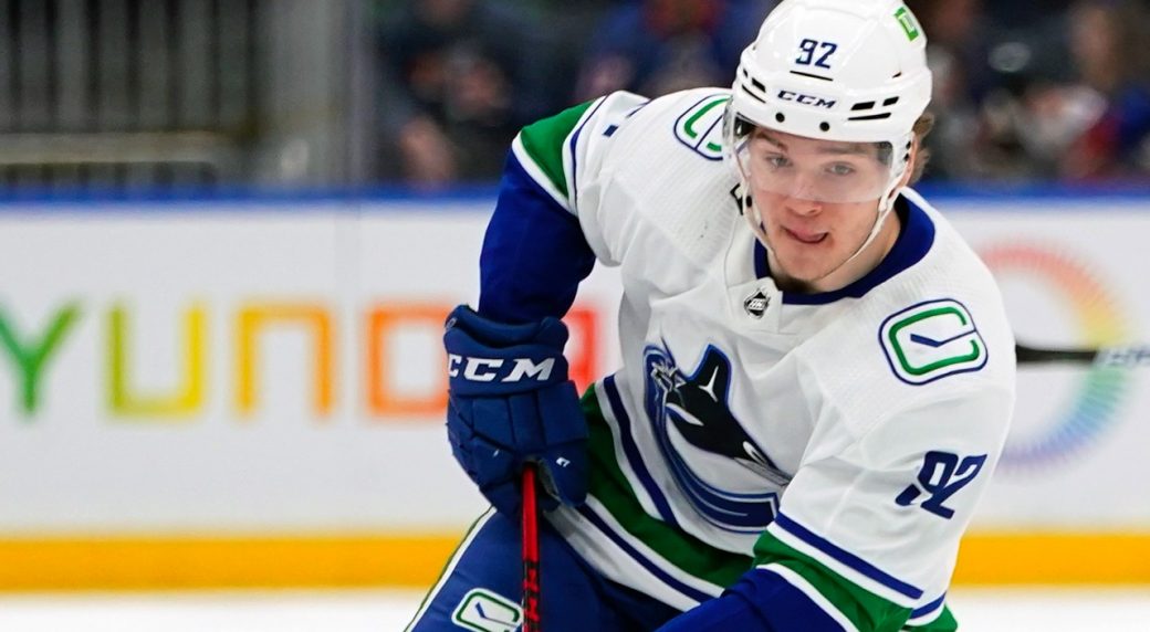 Canucks’ Podkolzin to make season debut vs. Ducks