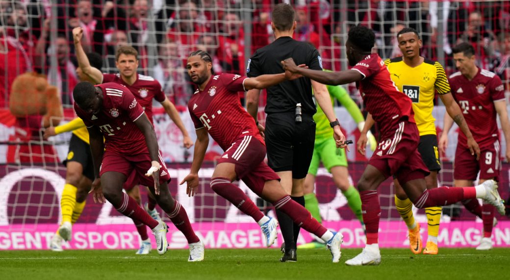 Bayern Munich clinches record 10th straight Bundesliga title