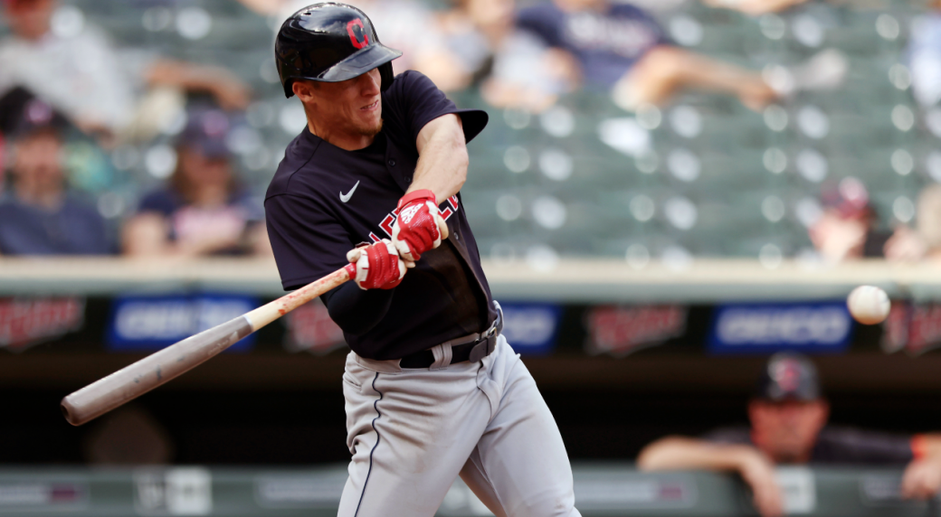 Traded player helps Guardians outfielder hit first homer in almost