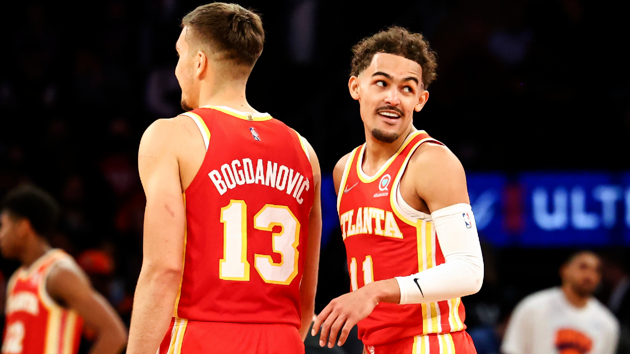 Young, Hunter lead Hawks to 132-103 play-in rout of Hornets