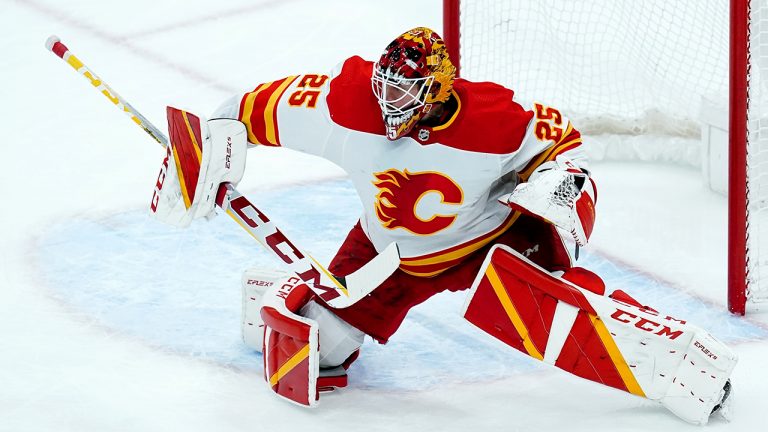 Calgary Flames goaltender Jacob Markstrom. (Ross D. Franklin/AP)