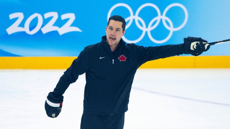 Nolan Baumgartner was an assistant coach for Canada at the 2022 Winter Olympics in Beijing. (Paul Chiasson/THE CANADIAN PRESS)