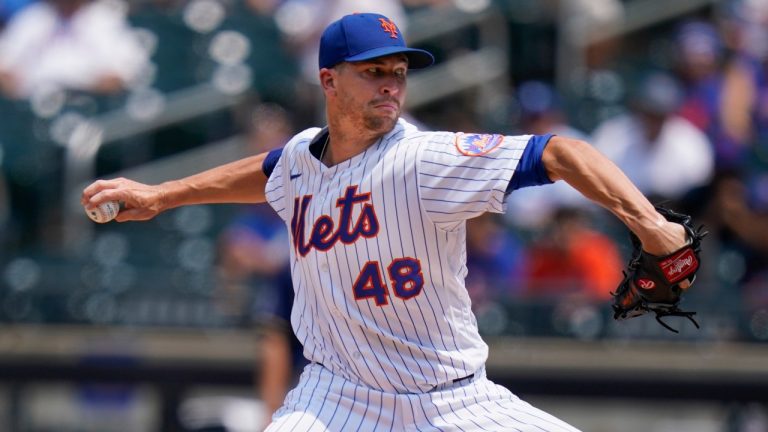 New York Mets pitcher Jacob deGrom. (AP Photo/Frank Franklin II)