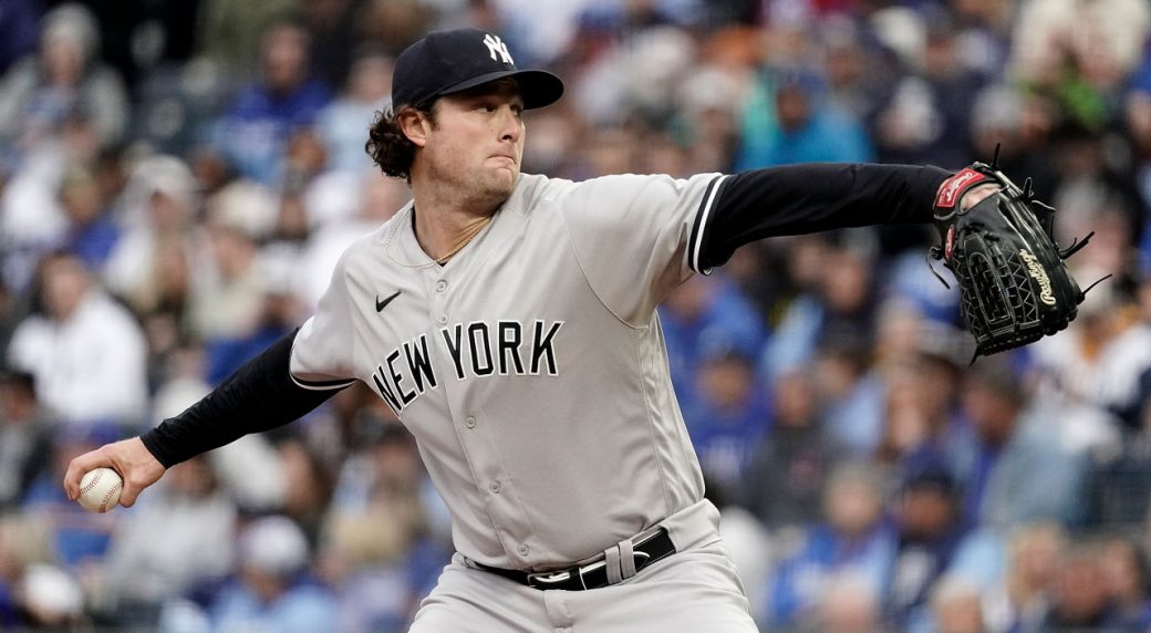 New York Yankees' Gerrit Cole sharp in first start since