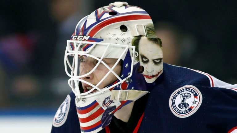 Matiss Kivlenieks was a young goalie with the Columbus Blue Jackets. He was killed in July, 2021. (Kathy Willens/AP)