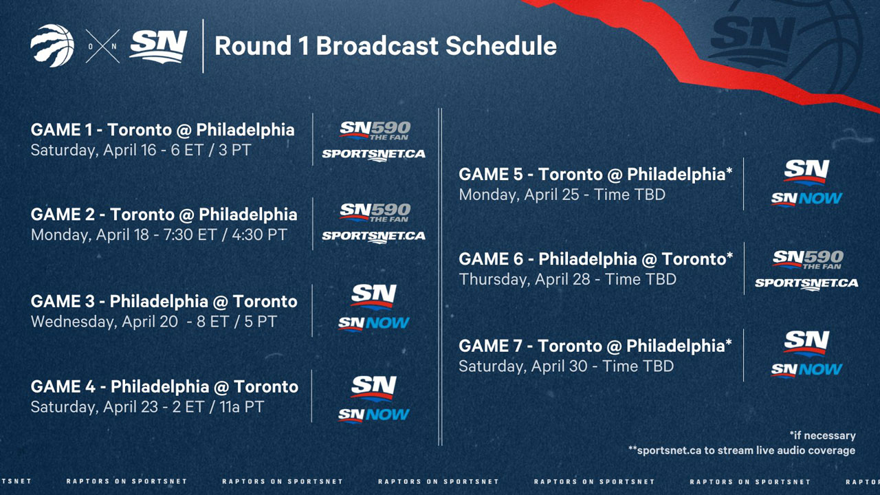Sportsnet announces 2023-24 Toronto Raptors broadcast schedule