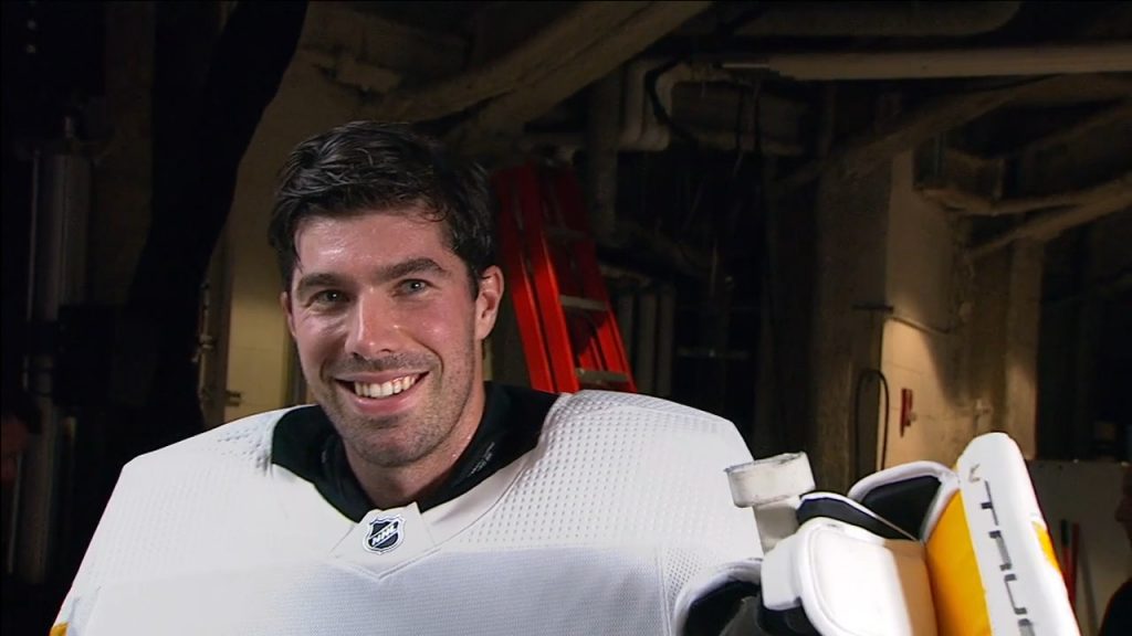 Penguins playoffs: Louis Domingue chowed down on spicy pork and